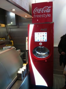 A Coca-Cola Freestyle Machine from the future.
