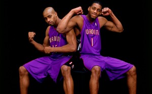 Vince Carter and Tracy McGrady 2000 All-Star Portrait