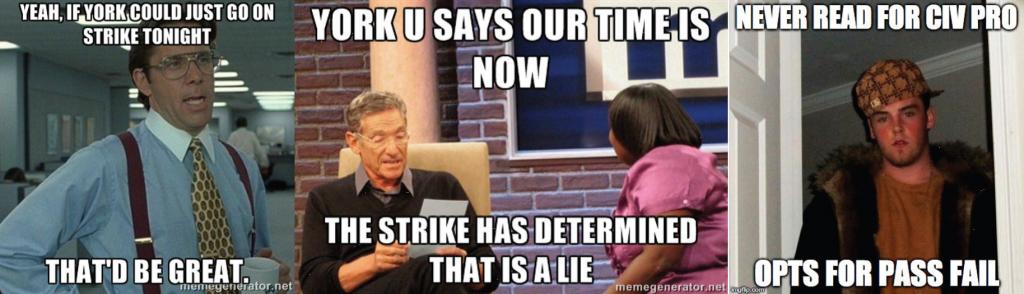 Strike memes offered brief relief while anxiously awaiting vote results and entering academic crunch time. Is this the best of what the strike has brought us?