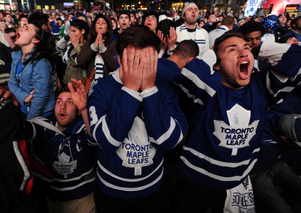 A familiar event for Leafs fans.  