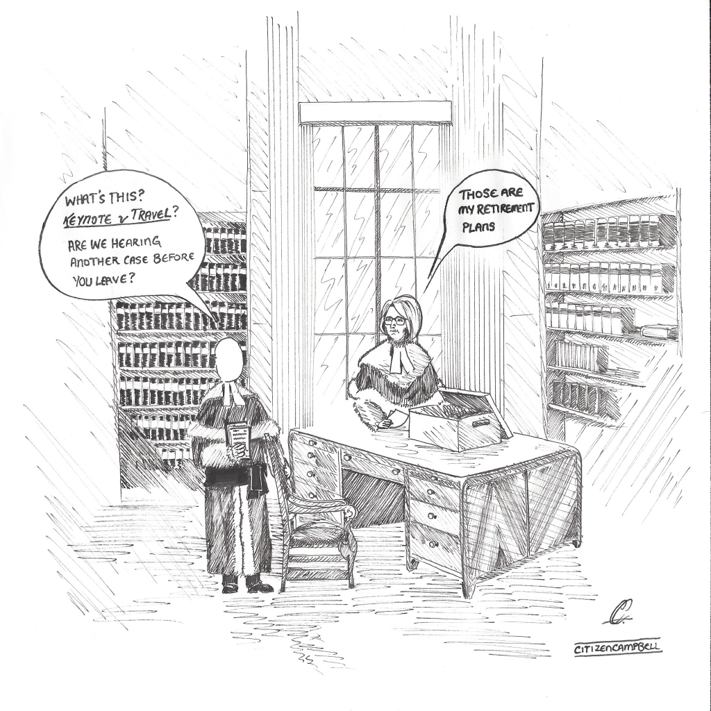 Editorial Cartoon CITIZENCAMPELL Beverly Mclachlin Retirement 171119
