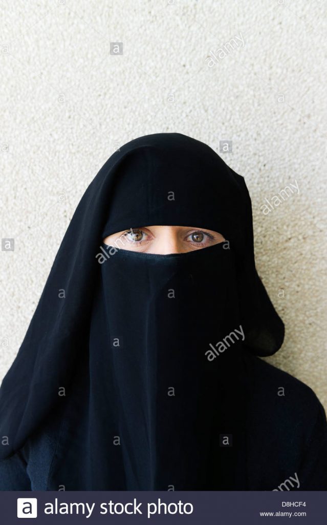 niqab stock image - alamy com