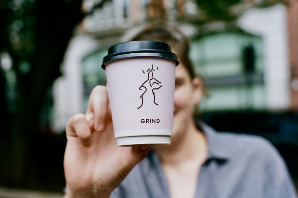 Cups from SOHO Grind in London, England.
